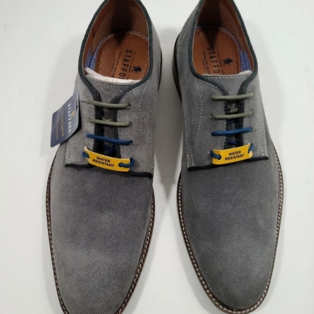 Stafford Mison Gray Oxford Shoes Size 13